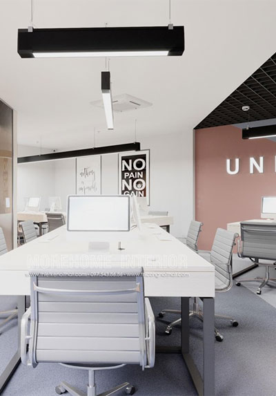  Mẫu thiết kế nội thất văn phòng Unique Group hiện đại