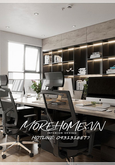  Thiết kế nội thất văn phòng hiện đại công ty NEWTEC